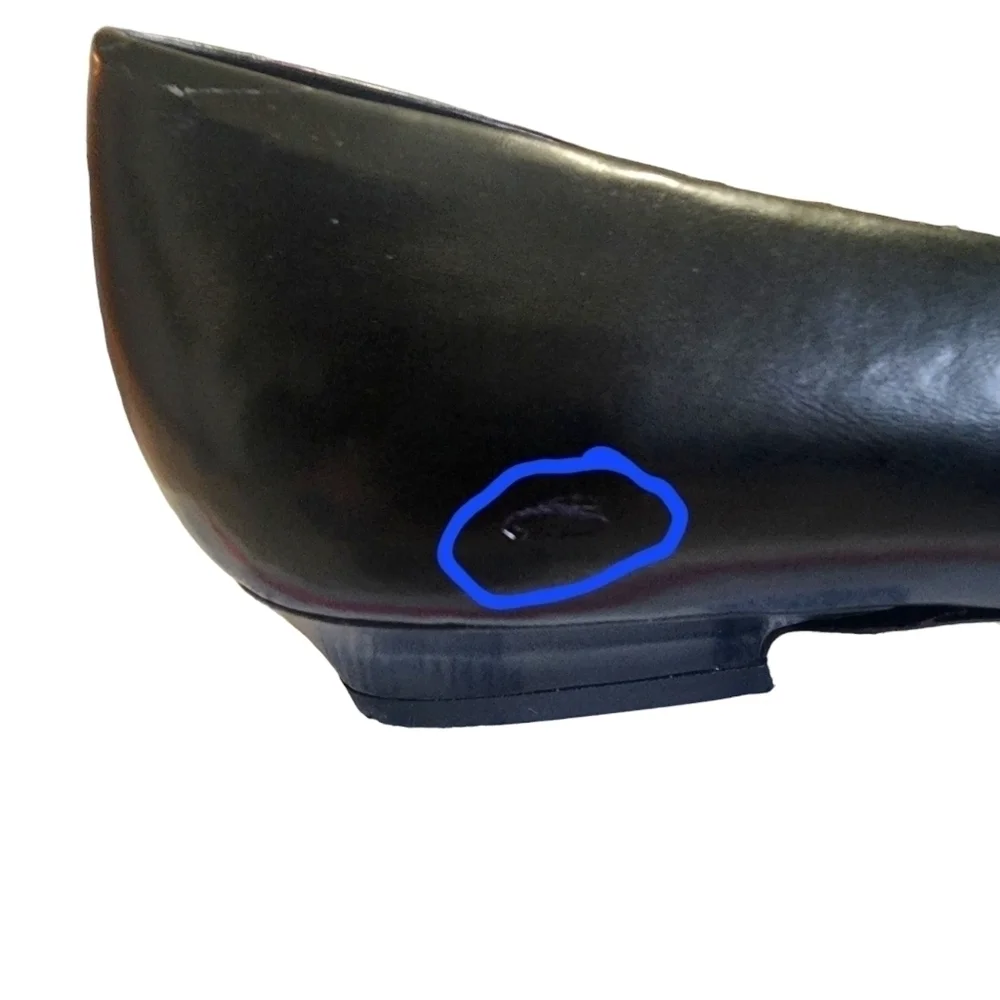 NWOT Vintage Karen Scott Felice Kitten Heel Navy Pumps - 9N